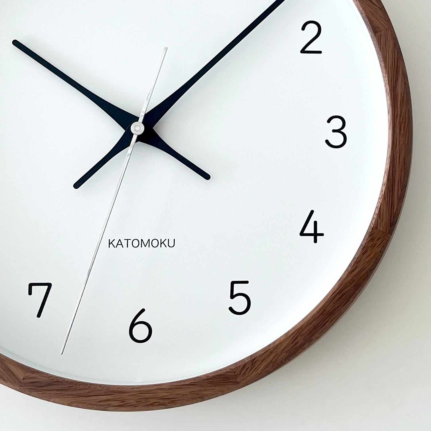KATOMOKU muku clock 13 ウォールナット km-104WA 掛け時計 | 加藤木工