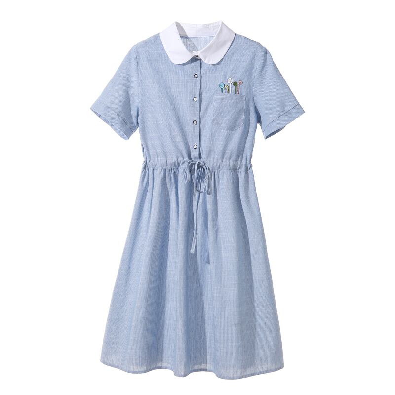 【新作】【送料無料】 2019夏マタニティドレス女性刺繡大型ドレス妊婦マタニティMD-01083 刺繍 大きめサイズ サマー 夏物 AL expec37665590992