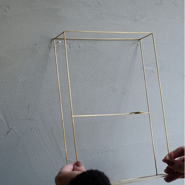 PIKE frame brass vase ／ピケフレームブラスベース【B】一輪挿し