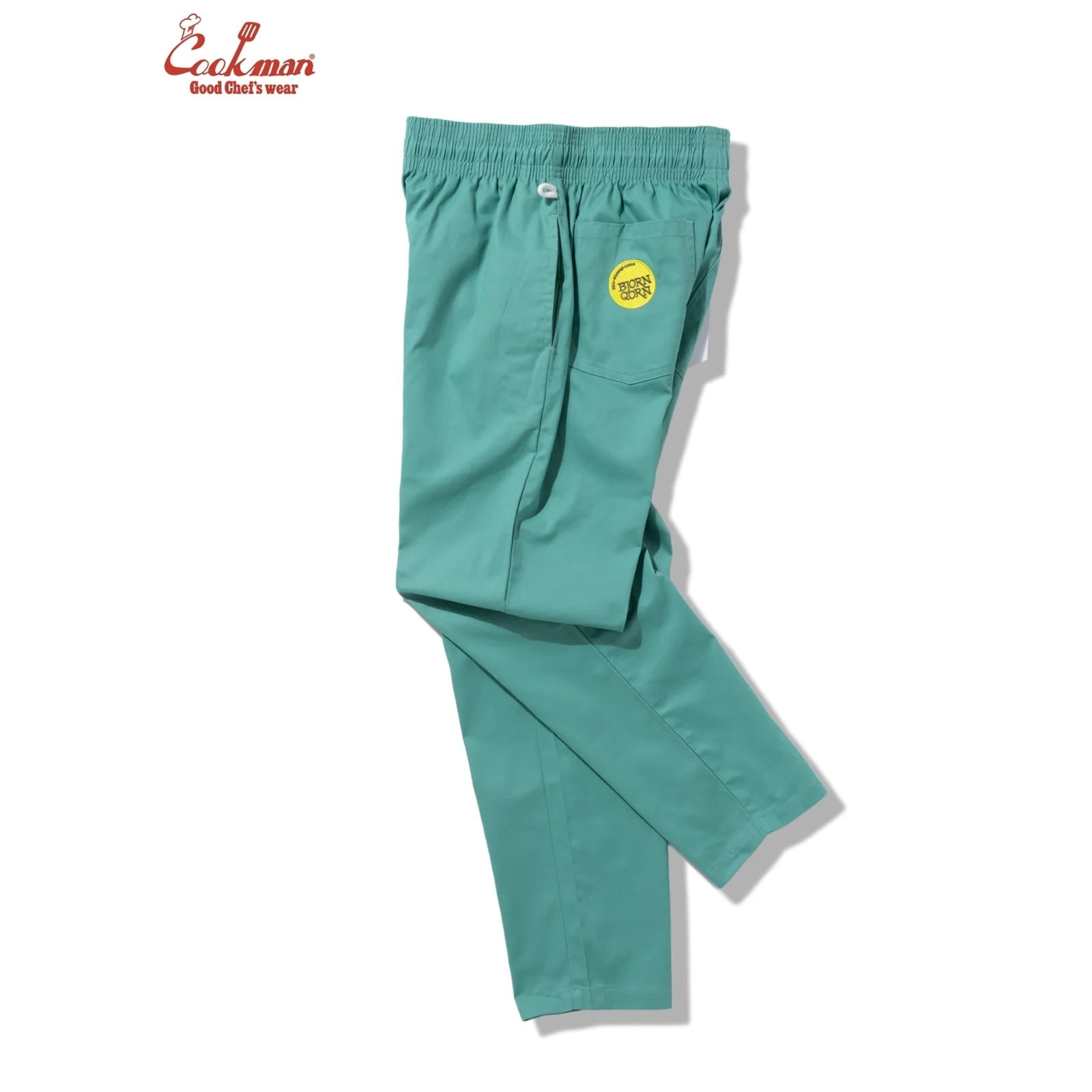 COOKMAN 】Chef Pants BjornQorn Blue クックマン シェフパンツ