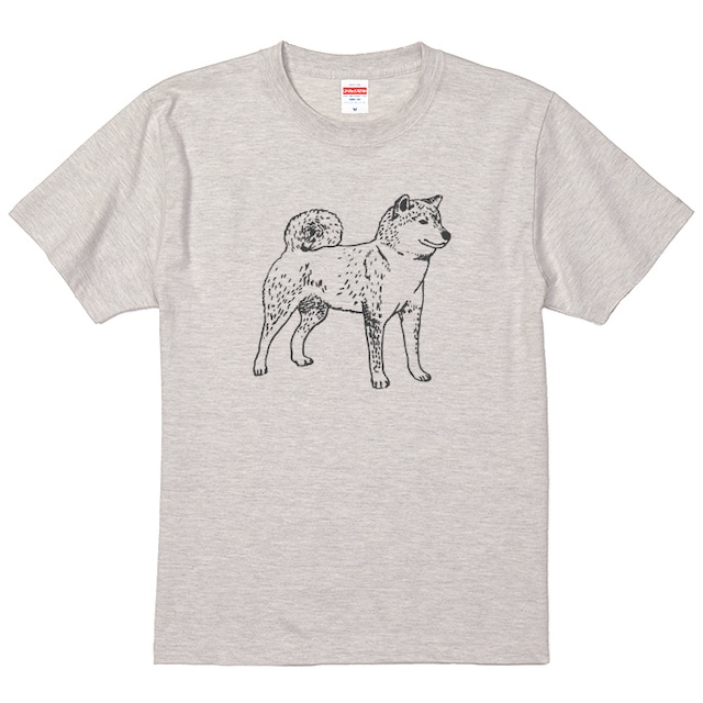 ameno 柴犬Tシャツ (オートミール)