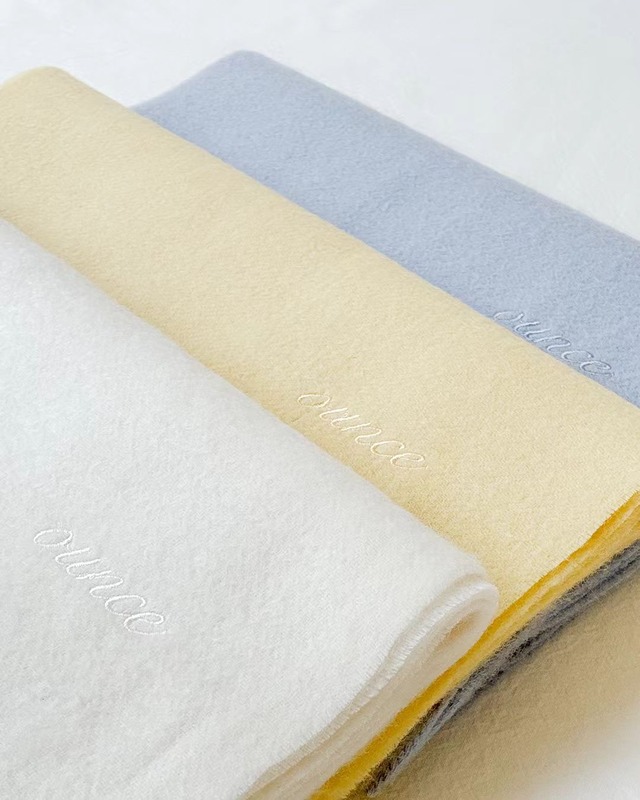 (OUNCE) pure wool muffler / 3color