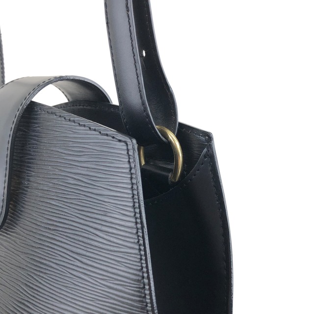 LOUIS VUITTON ルイヴィトン エピ ショルダーバッグ ブラック ターンロック レザー クリュニー vintage ヴィンテージ オールド z6gyxr