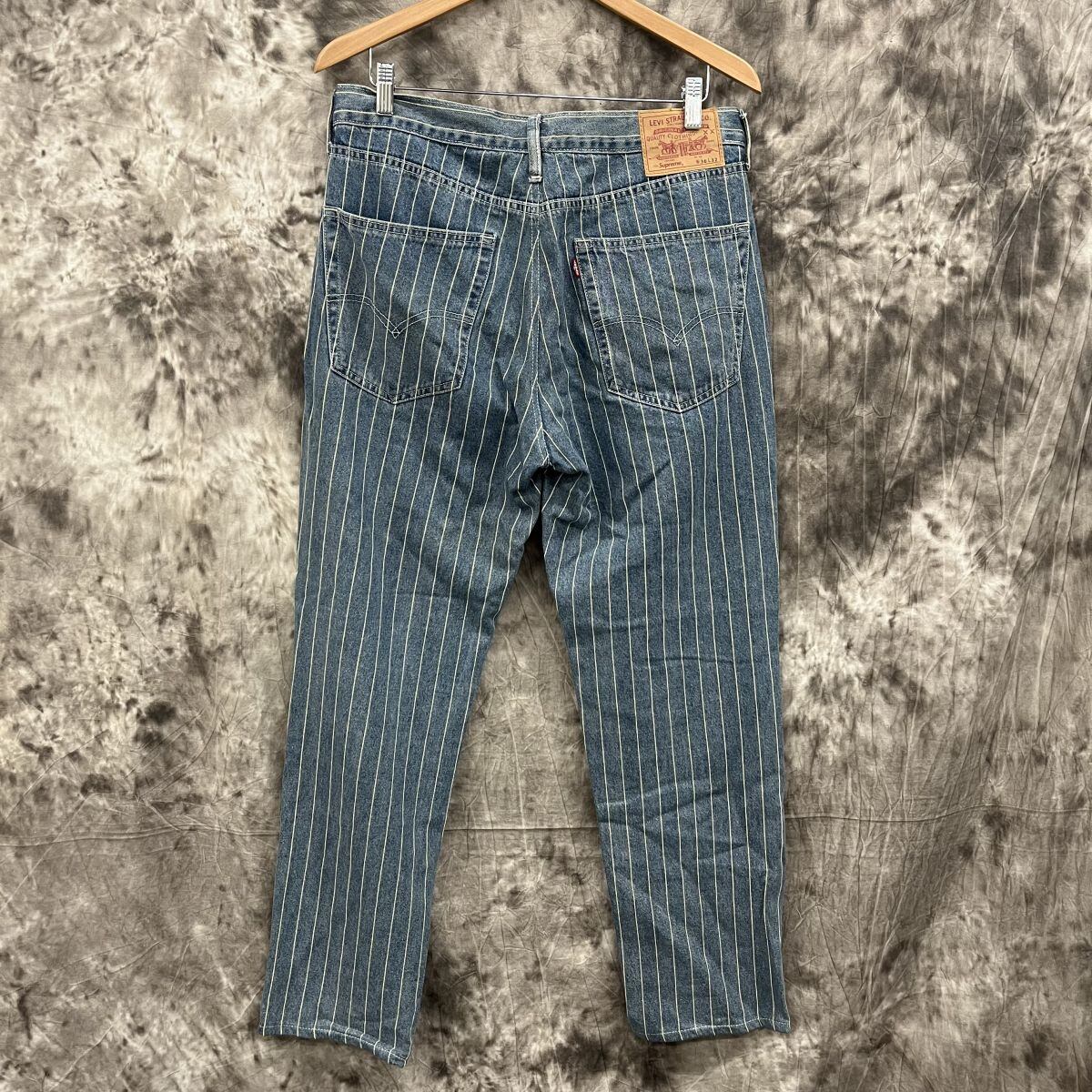 シュプリーム18SS Supreme Levi's Pinstripe 550 Jeans