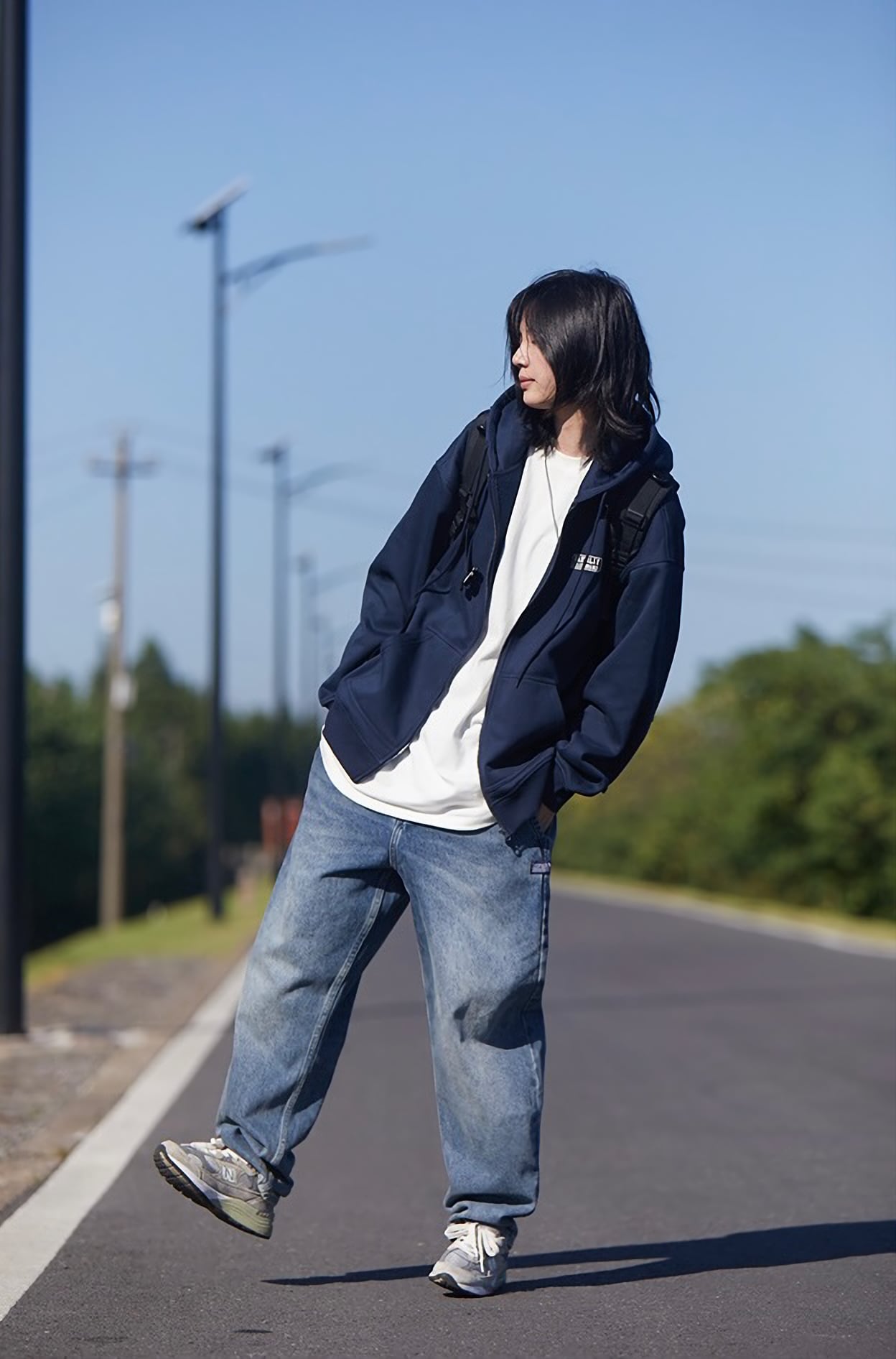 オーバーサイズジップアップパーカー / Oversizsed Full Zip オーバーサイズジップアップパーカー / Oversizsed Full Zip