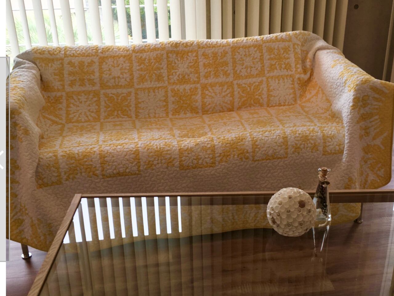 ハワイアンキルト柄 マルチカバー(中) 190*190cm | ハワイアンセレクト