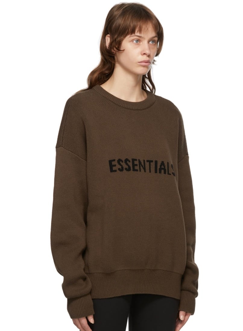 エッセンシャルズ　ニット　 Essentials Brown Knit