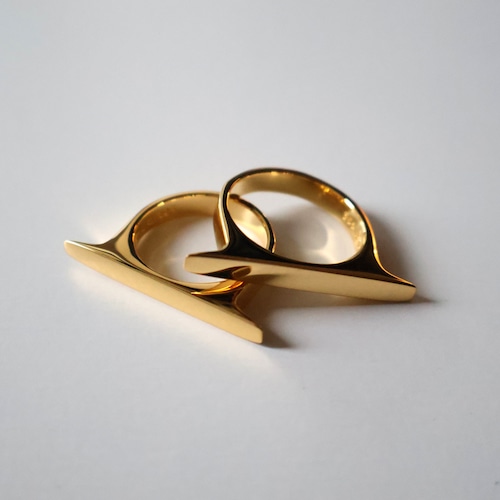 XOLO Jewery " Surface 3D Ring ( 24K Gold Coating )"