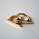 XOLO Jewery " Surface 3D Ring ( 24K Gold Coating )"