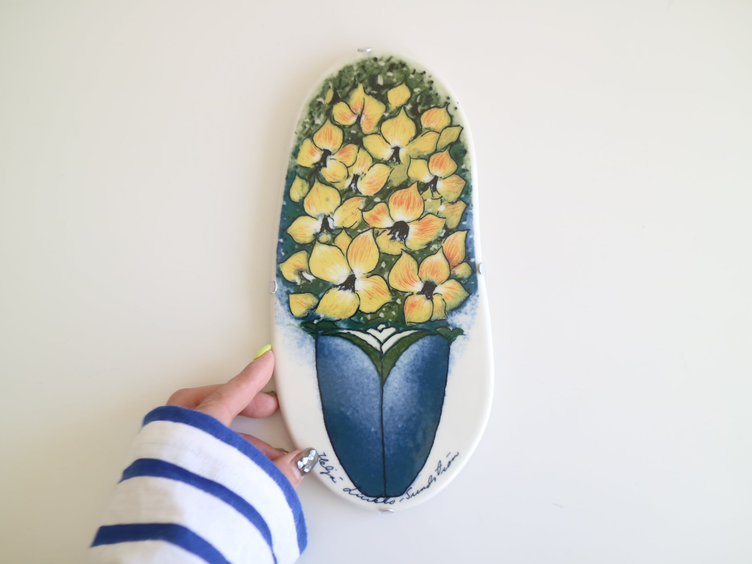 ARABIA / Helja ヘルヤ 小さな陶板 / ペンギン No.4306 | Taloni