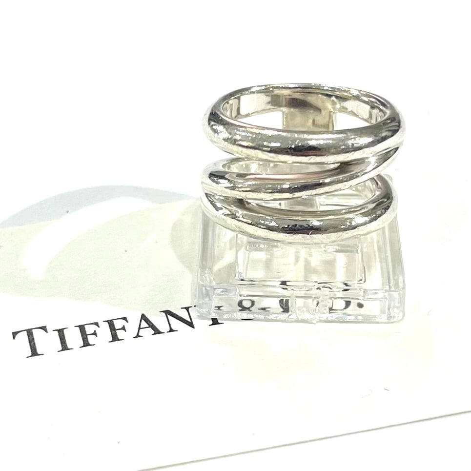 TIFFANY&CO】【10号】2757 ティファニーアンドコーWフェイス シルバー