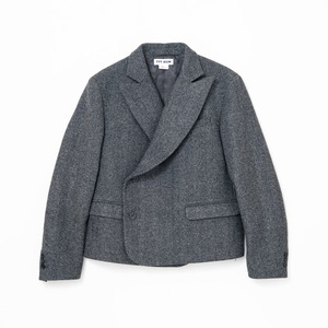 Tweed double jacket（GREY）
