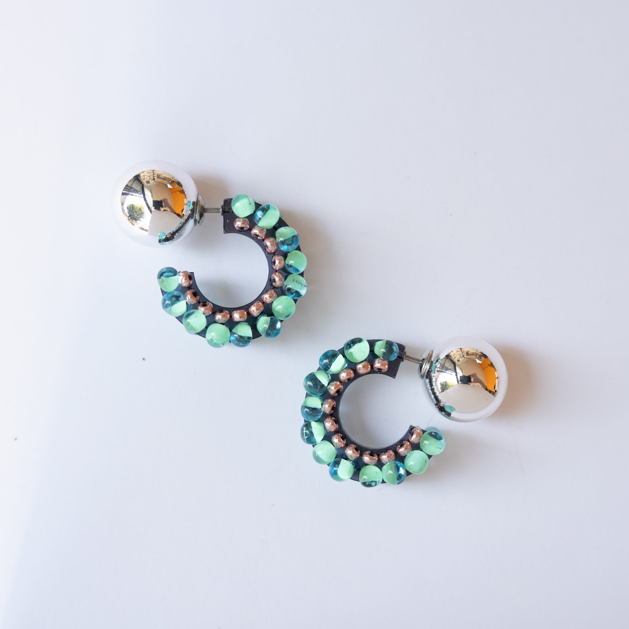 PUZZLE RING ピアスS 1P [08]