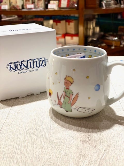 72％以上節約 ドイツ KONITZ コーニッツ 星の王子様 バラの王子さま マグカップ 猫グッズ 猫雑貨 猫マグカップ 陶器の食器 