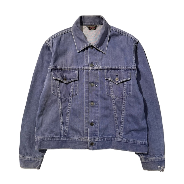 60's~ NATIONAL SHIRT SHOP DENIM JACKET【DW979】