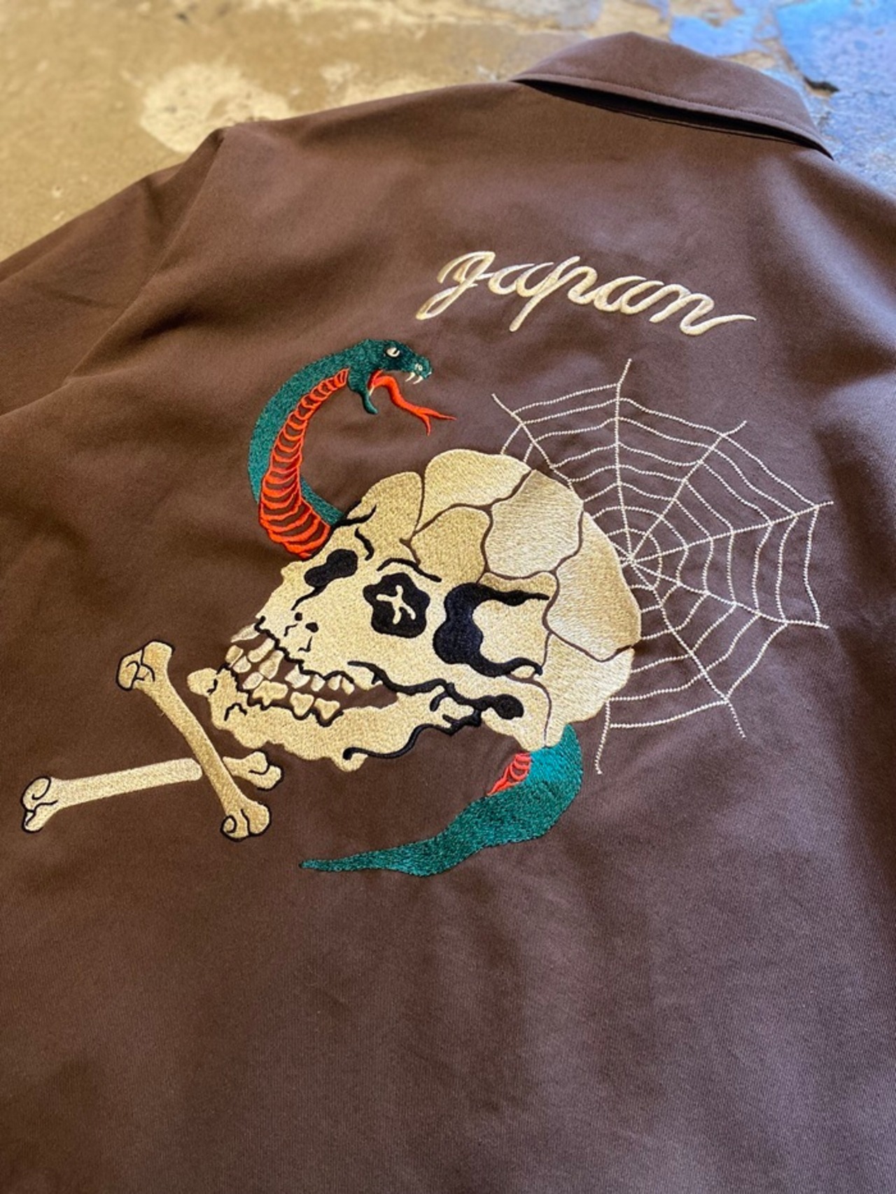 ALCARZA / SPORTS JACKET / 野ざらし 刺繍 / ドリズラージャケット - 2