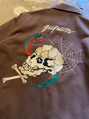 ALCARZA / SPORTS JACKET / 野ざらし 刺繍 / ドリズラージャケット