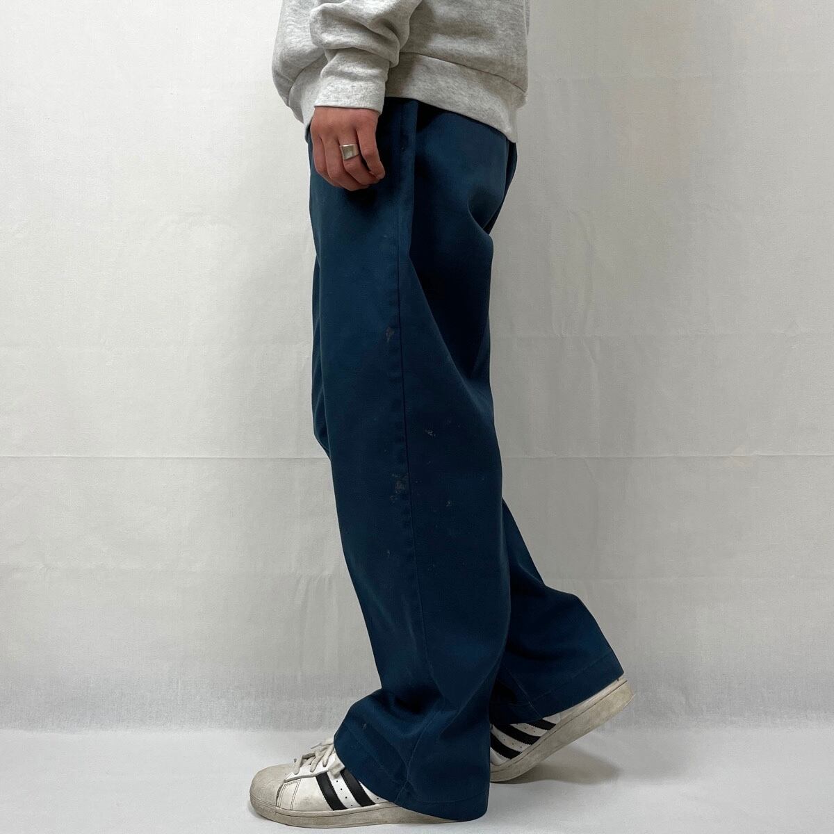 90s Dickies 874 ワークパンツ 圧着タグ USA製? 古着 ディッキーズ