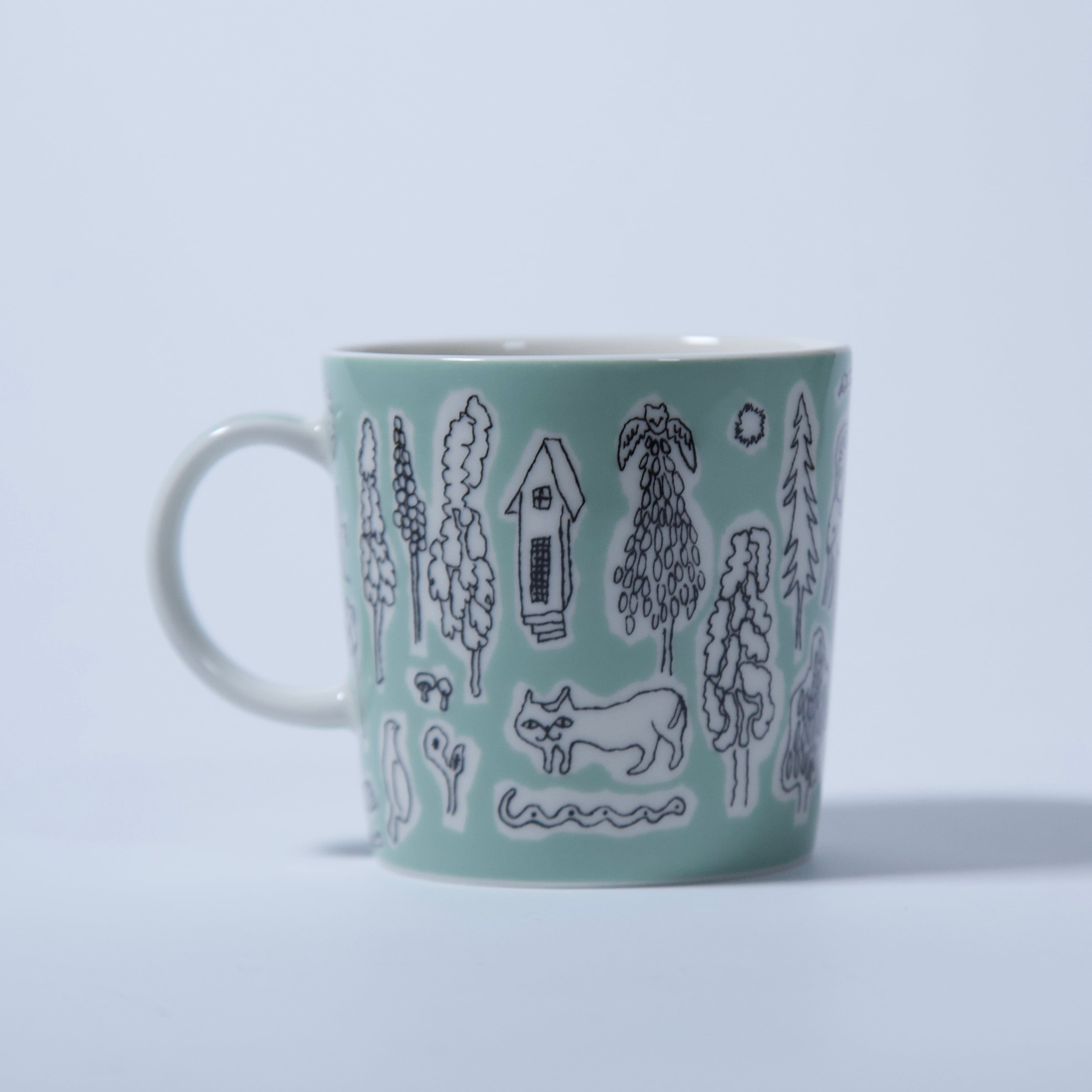 minä perhonen×linen｜forest life Iittala magcap light green | ミナ