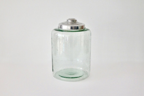 antique glass jar dead stock / 古いガラス瓶 デッドストック