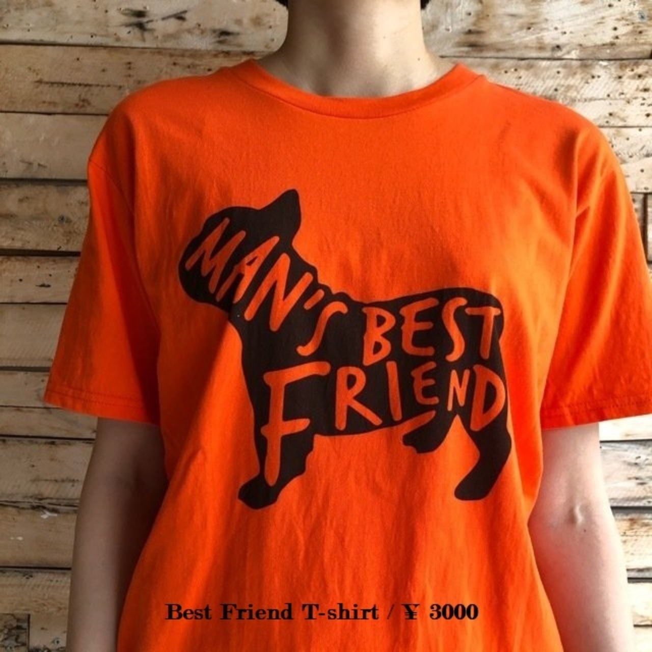 TOPANGA Lady's Best Friend　Tシャツ　オレンジ
