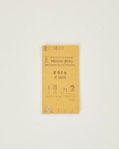 i’m here - Train Ticket Jacquard Turtle Knit :Beige|1968トレインチケット/ジャカード/アシンメトリー
