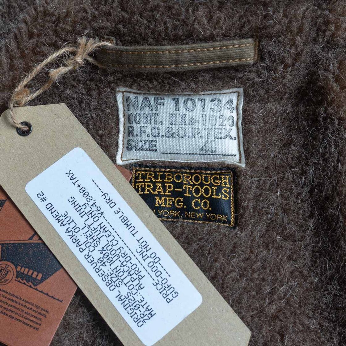 美品】COLIMBO【TRIBOROUGH TRAP TOOLS Observer Parka】40 ミリタリー 
