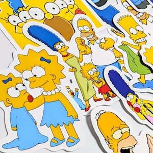 送料無料!【 The Simpsons / シンプソンズ 】【2】STICKER(ステッカー)50枚SET 〚アメリカン雑貨 アメトイ〛