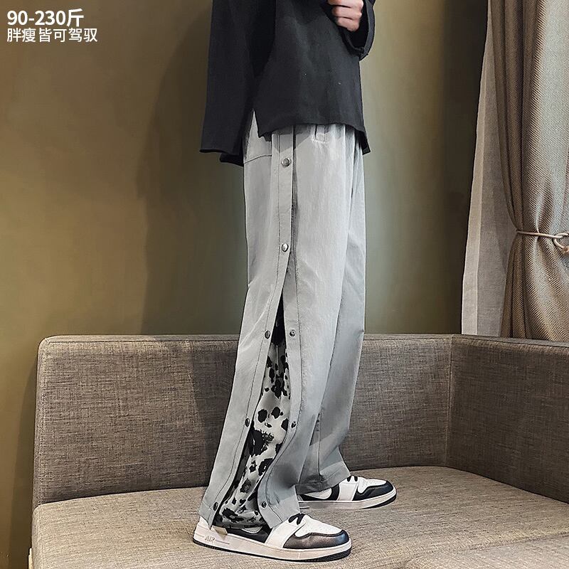 ブレストパンツ ルーズカジュアルサマー 大きめサイズ 夏物 ヒップホッププラスサイズ50369444859