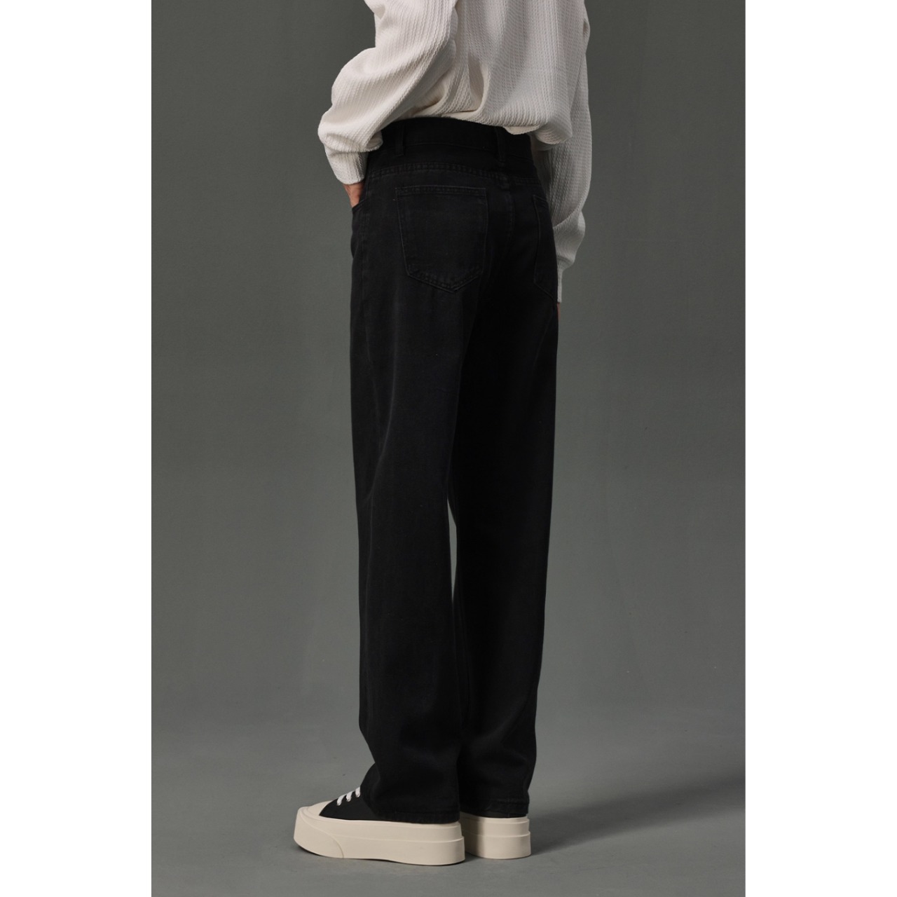 テーパード フルレングス デニムパンツ af0411