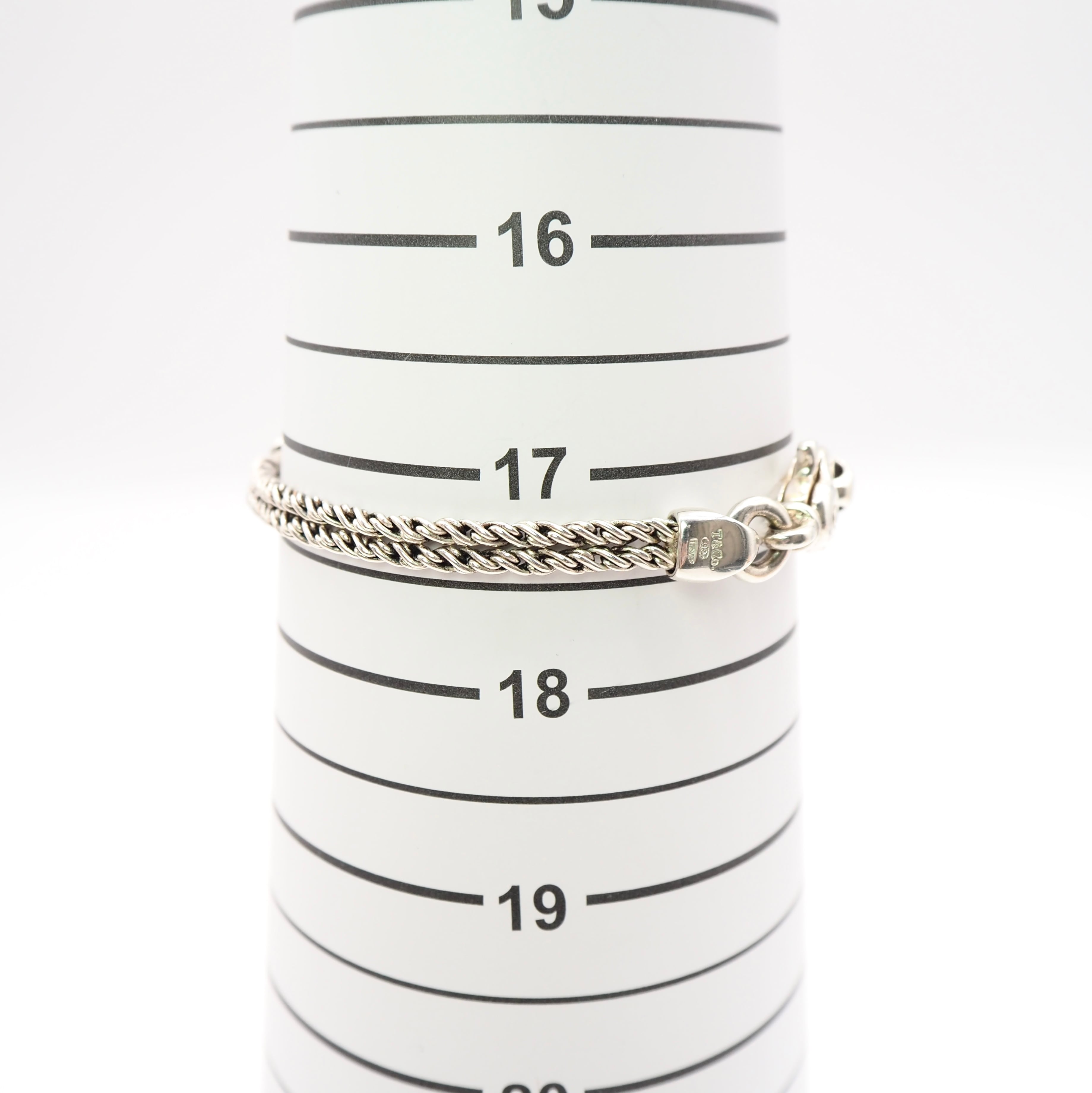 Tiffany&Co. ダブルロープ ブレスレット シルバー925 ティファニー