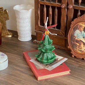 Christmas tree candle C / クリスマスツリー ハンドメイド アロマ キャンドル オブジェ 韓国 雑貨