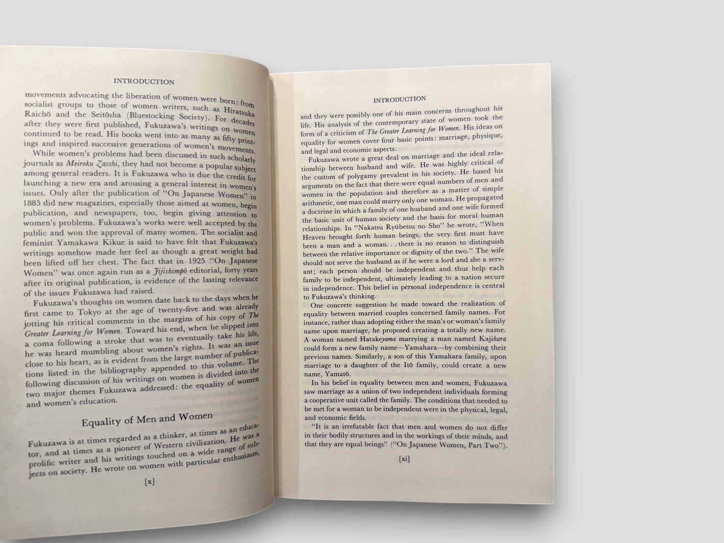 Fukuzawa Yukichi on Japanese Women 福沢諭吉 SJ899】Fukuzawa Yukichi on Japanese Women: Selected Works(1988