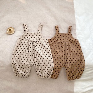 【BABY&KID】ポルカドットのコーデュロイオーバーオール