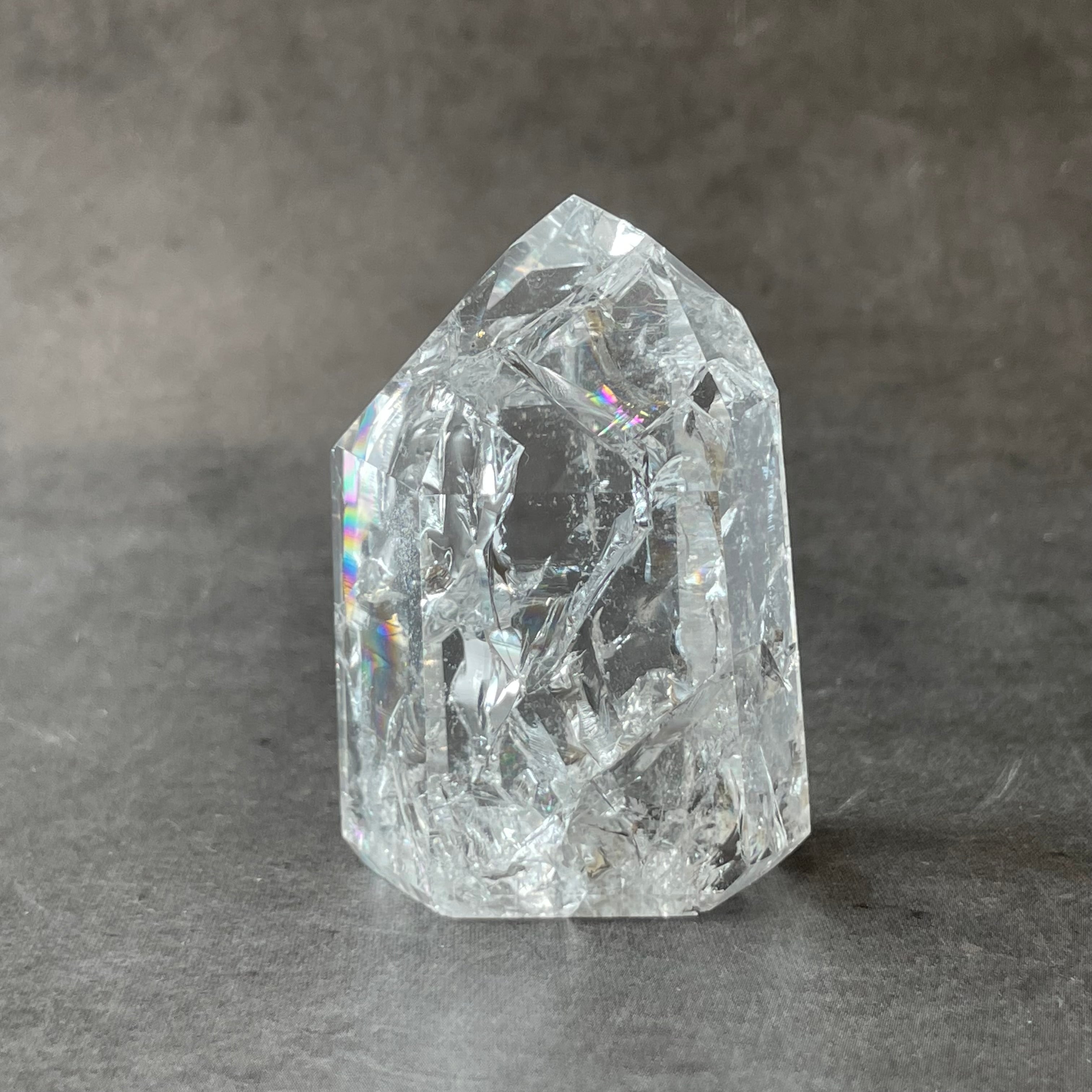 ブラジル ミナスジェライス州産♦︎cracked quartz クラックドクォーツ|point ポイント|天然石 パワーストーン 鉱物 gem stone