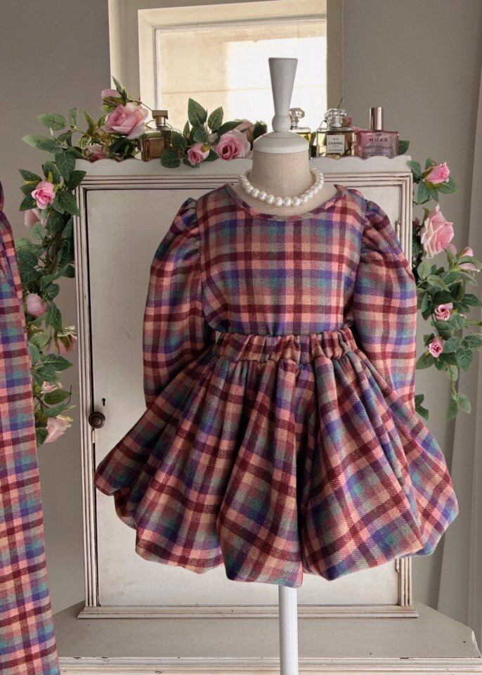 Atelier G.G アトリエジジ 19ハーフsize ボルドーの娘(ワンピース