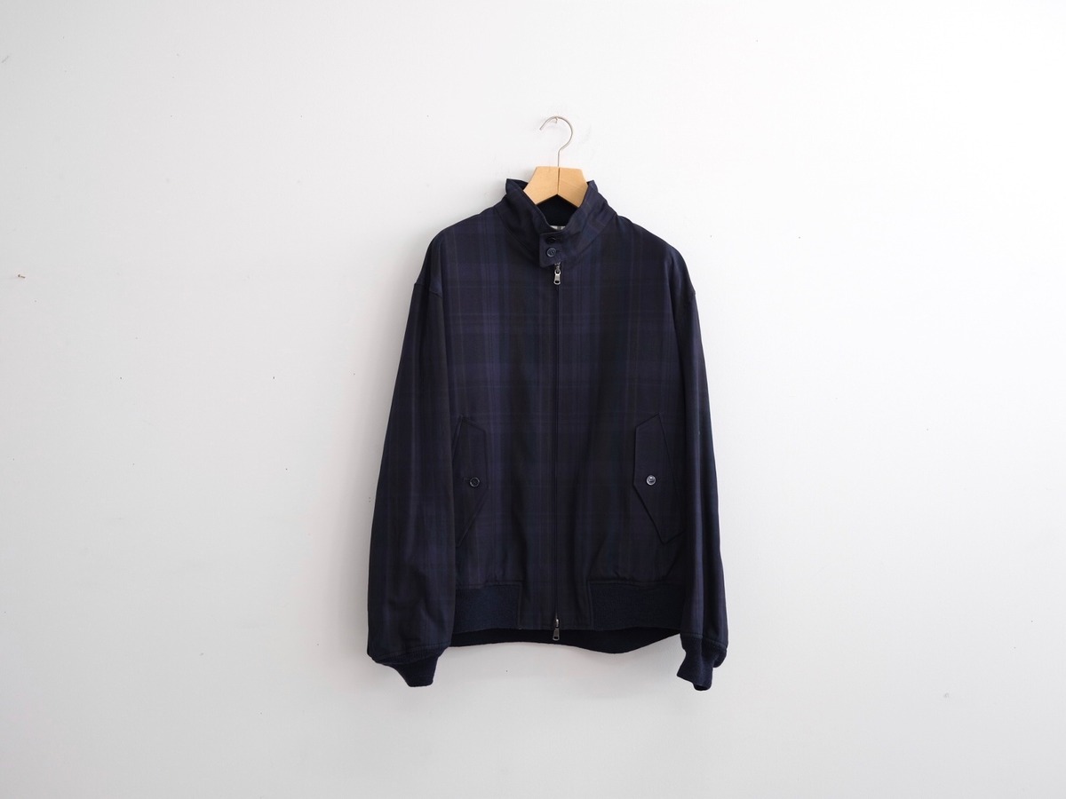 CIOTA” CIOTA × J.PRESS Madras Golf Jacket Navy” | Lapel online store