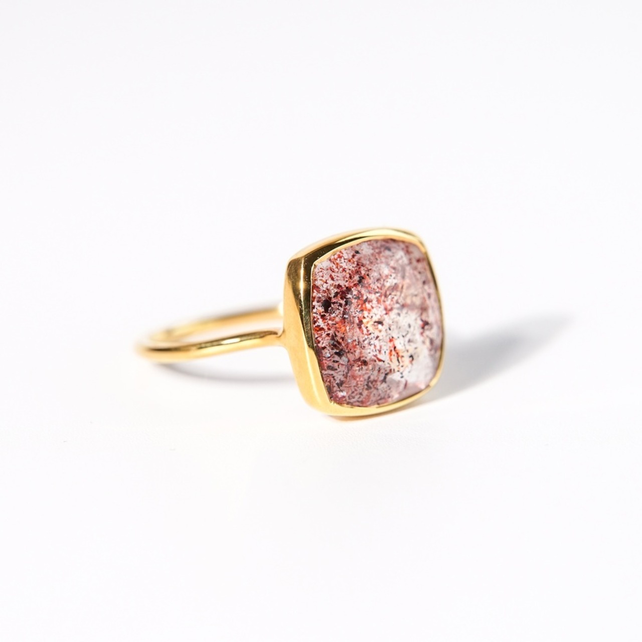 【15号】レピドクロサイト インクォーツ リング