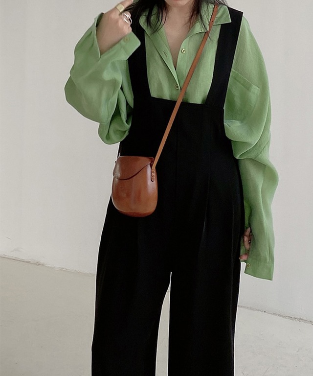 翌日発送◆ゆったりサロペット【p-20044】