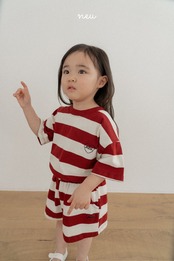 【取寄/韓国直送】Neu 26/SM ビックストライプTシャツ|夏服|韓国子供服