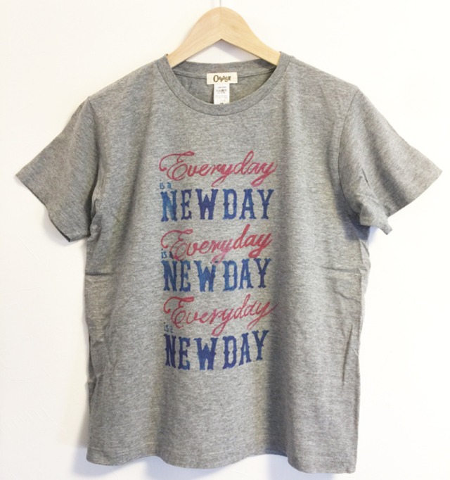 ［OAFISH］NEWDAY ショートスリーブTシャツ レディース｜HEATHER GRAY