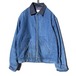 [MONTGOMERY WARD] Vintage Zip-Up Denim Jacket with Blanket Lining [1960s-] Vintage Denim Jacket