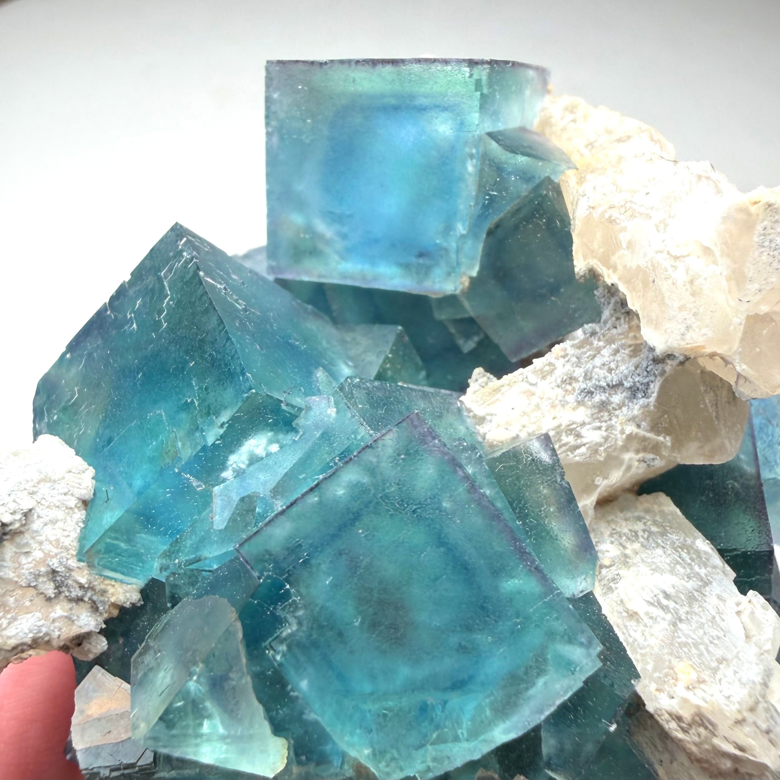 フローライト / クォーツ【Fluorite with Quartz】ナミビア産