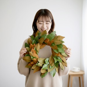 静寂を描くマグノリアリース