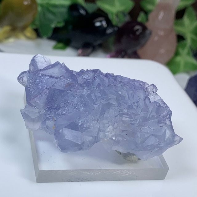 16.幻想的な色合い☆ヤオガンシャン産・ブルーフローライト原石