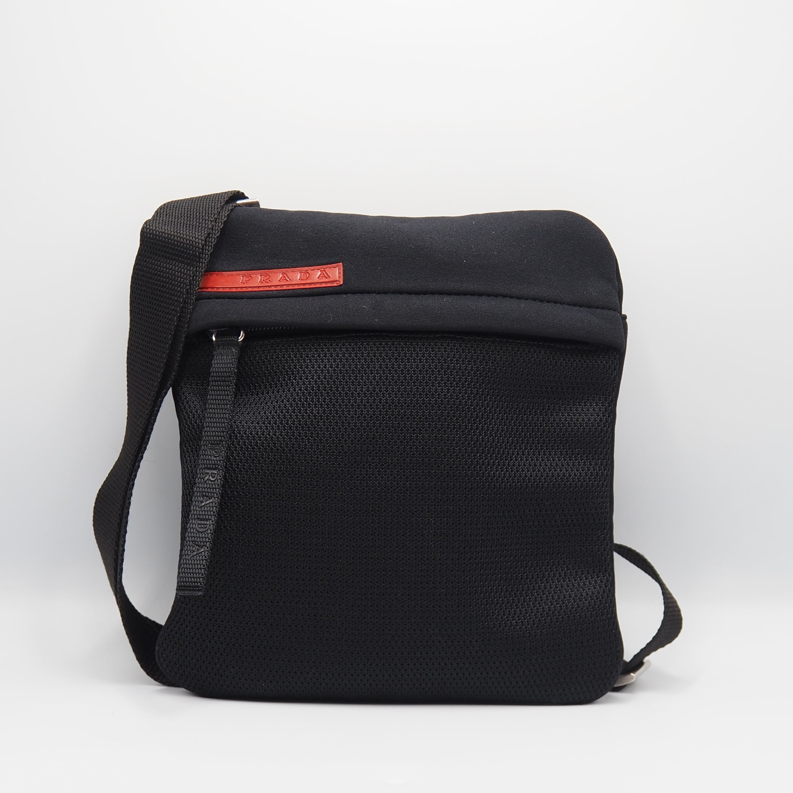 2/27掲載 PRADA SPORTS ミニショルダーバッグ ナイロン ブラック プラダスポーツ