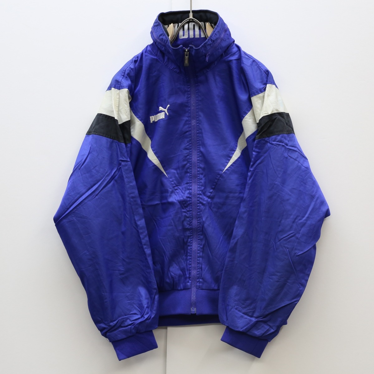 PUMA プーマ 80〜90年代 ヒットユニオン製 ナイロンジャケット ジップ 