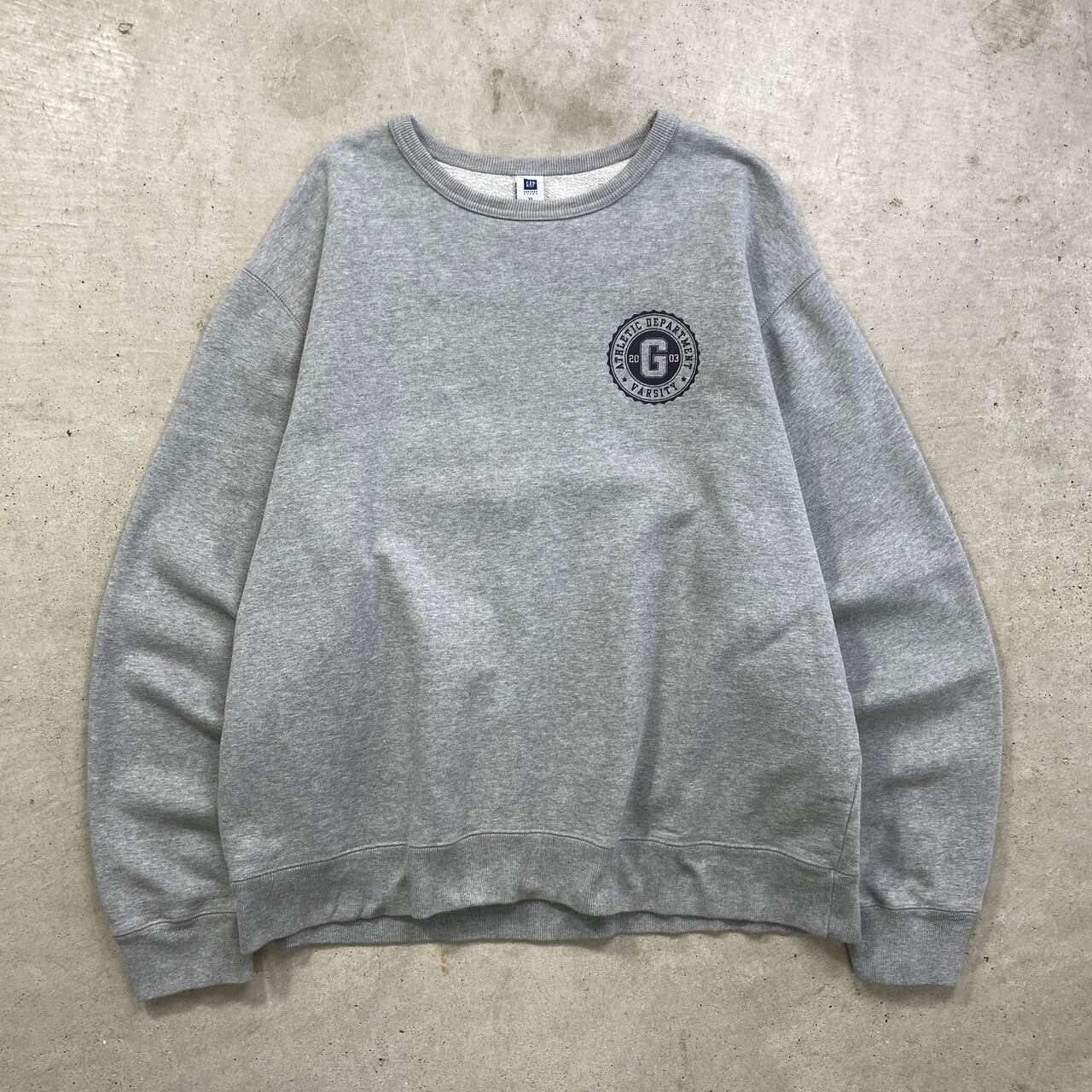 90~00年代 USA製 GAP オールドギャップ ビッグロゴワッペン スウェット 