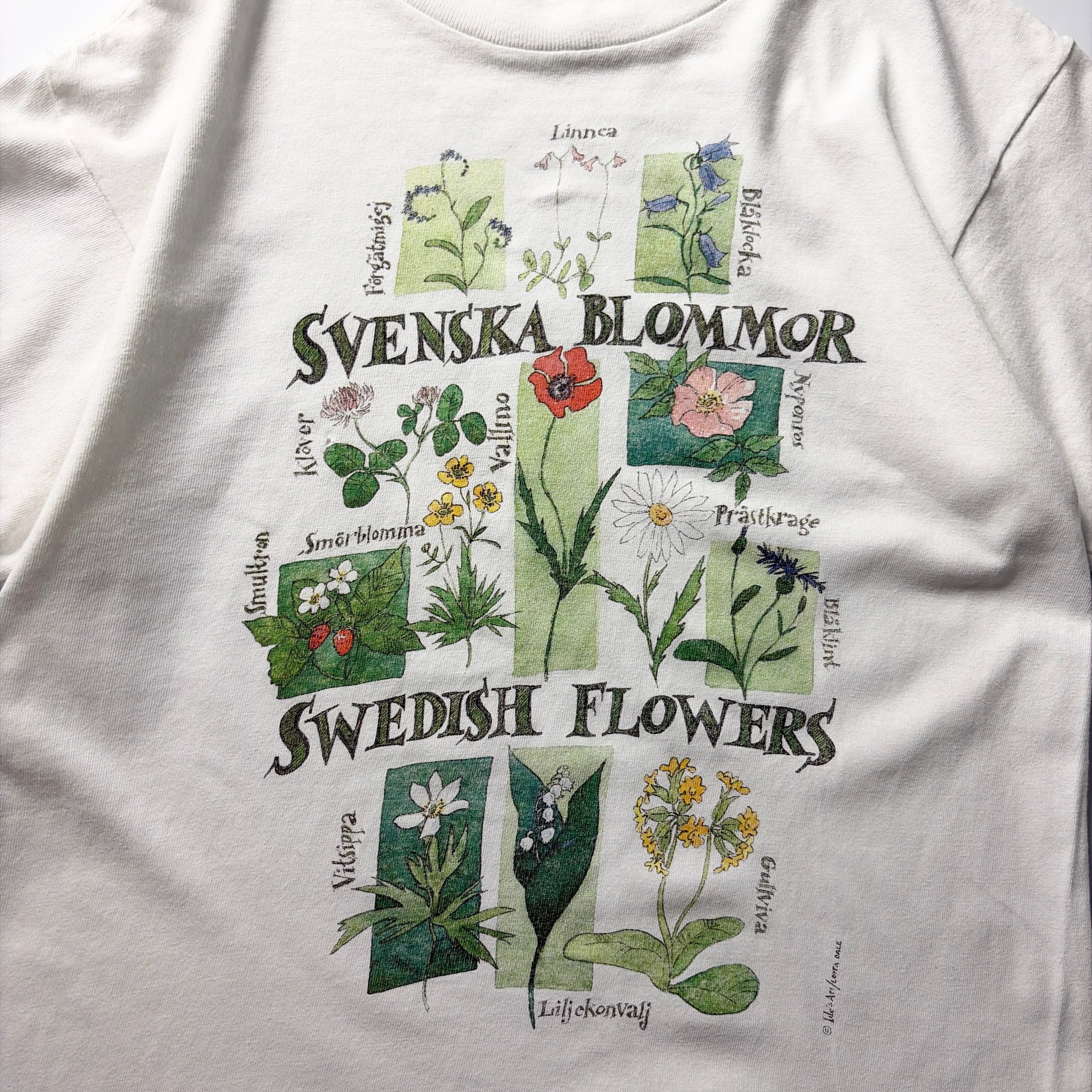 90s Swedish Flower Botanical Tee
