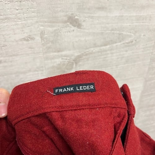 FRANK LEDER フランクリーダー 19AW LODEN WOOL 2 TUCK TROUSERS ウールパンツ レッド系（画像参照）  M【表参道】 | ブランド古着Brooch powered by BASE